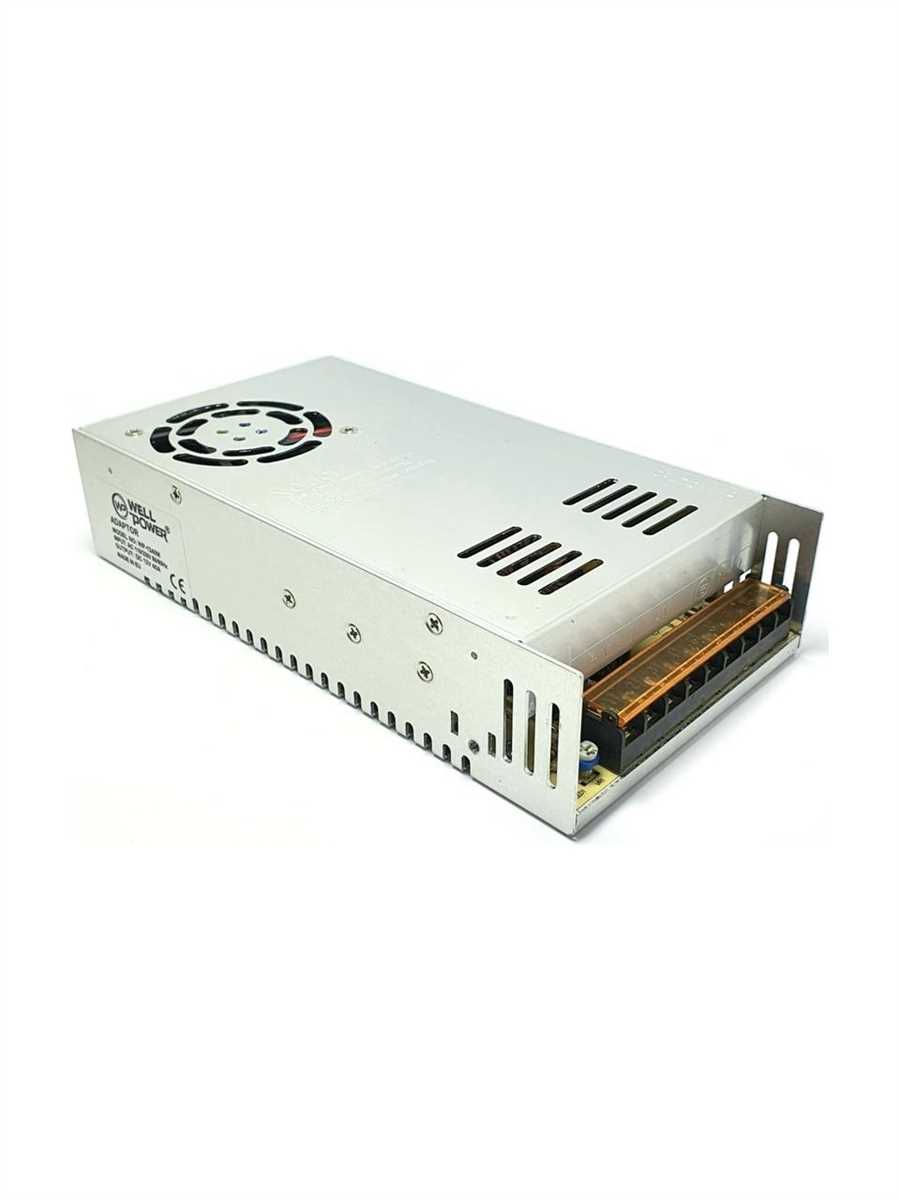 Wellpower 12V 40A Metal Kasa Adaptör Geniş Kasa 1